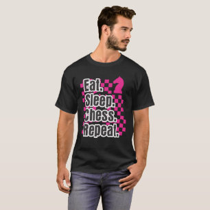 Lustiger Schach-Entwurf essen T-Shirt