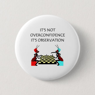 lustiger Schachwitz Button