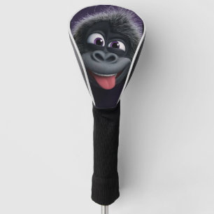 Lustiger Schimpanse Cartoon  Golf Headcover