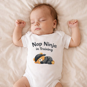 Lustiger Schlaf-Ninja-Baby-Body Baby Strampler