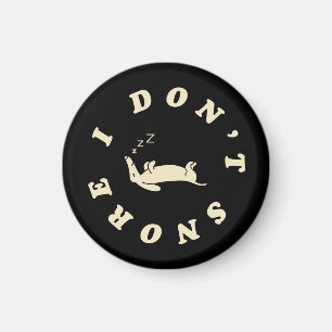 Lustiger Schlafender Hund Magnet