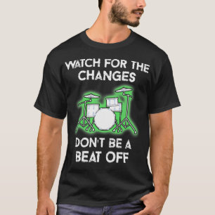 Lustiger Schlagzeuger Musiker Trommeln Band Musik T-Shirt