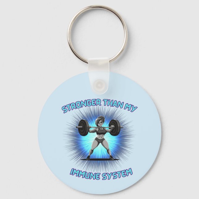 lustiger Schlüsselanhänger für jemanden mit Typ 1  (Vorderseite)