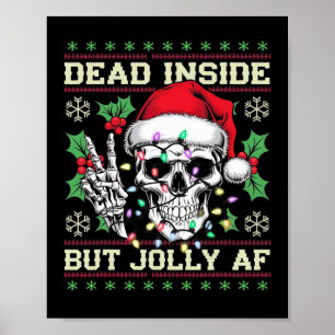 Lustiger schmutziger Weihnachten hässlicher Pullov Poster