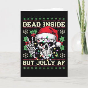 Lustiger schmutziger Weihnachts hässlicher Pullove Karte