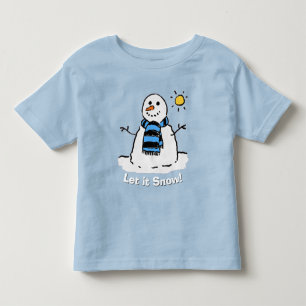 Lustiger Schneemann mit Botschaft! Kleinkind T-shirt