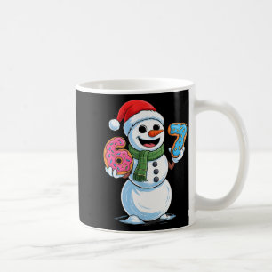 Lustiger Schneemann Sechs Sieben 67 Eis Weihnachte Kaffeetasse