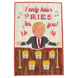 Lustiger Schnellimbiß Donald Trump brät Mittlere Geschenktüte