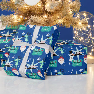 Lustiger Schnurrbart-Feiertag Geschenkpapier