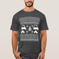 Lustiger Schnurrbart hässliche Cristmas