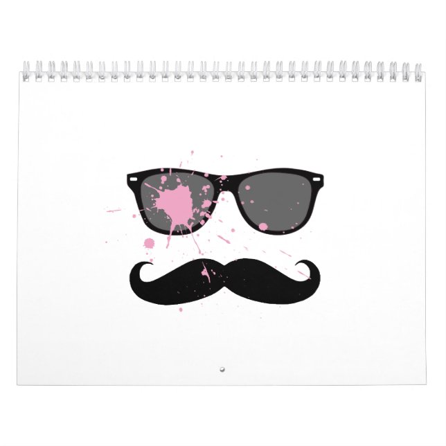 Lustiger Schnurrbart und Sonnenbrille Kalender (Titelbild)