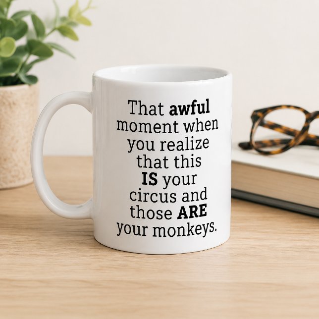 Lustiger schrecklicher Moment Kaffeetasse Bürohumo (Von Creator hochgeladen)