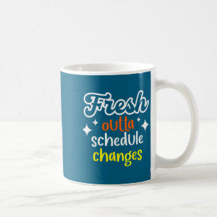 Lustiger Schulberater frisch aus der Stundenplanän Kaffeetasse