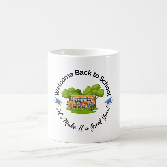 Lustiger Schulbus-Reise-Becher Kaffeetasse (Mittel)