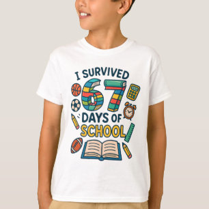 Lustiger Schule Sechs Sieben Meme Schüler Lehrer W T-Shirt