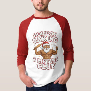 Lustiger Schwarzer Nikolaus Feiertags-Back- und Er T-Shirt
