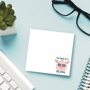 Lustiger Schweinewitz Post-it Klebezettel