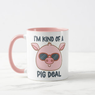 Lustiger Schweinewitz Tasse