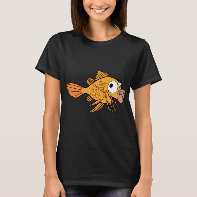Lustiger Schweinsfisch T-Shirt (Vorderseite)