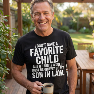 Lustiger Schwiegersohn Lieblingskind Familienhumor T-Shirt