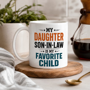 Lustiger Schwiegersohn Lieblingskind Kaffeetasse