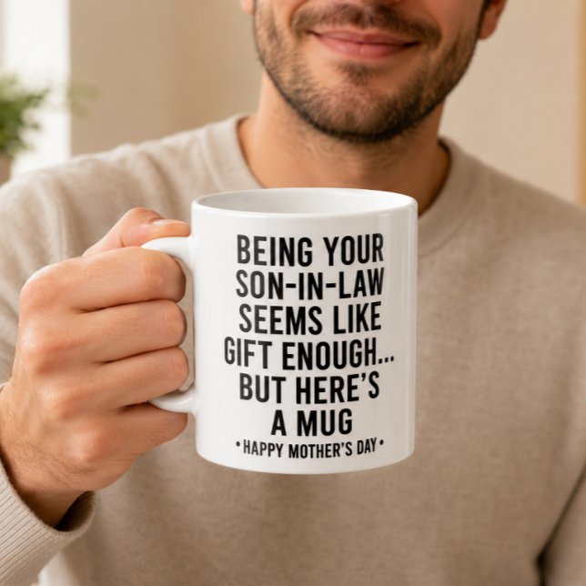 Lustiger Schwiegersohn Muttertag Kaffeetasse (Von Creator hochgeladen)