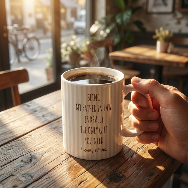 Lustiger Schwiegervater Becher Kaffeetasse (Von Creator hochgeladen)