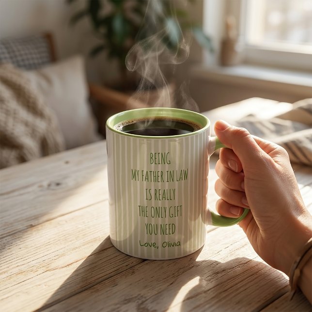 Lustiger Schwiegervater Becher Tasse (Von Creator hochgeladen)