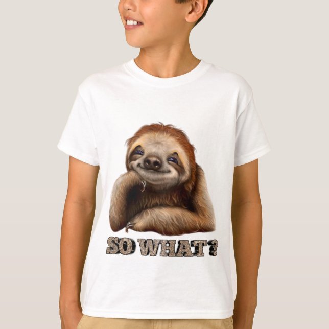 lustiger Schwung T-Shirt (Vorderseite)