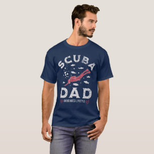 Lustiger Scuba Dad beim Tauchen T-Shirt