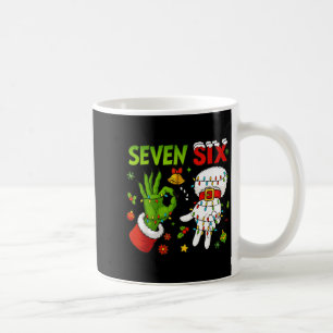 Lustiger Sechs Sieben 67 Meme 6 7 Weihnachtself Ha Kaffeetasse