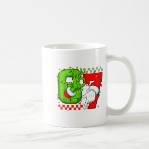 Lustiger Sechs Sieben 67 Meme 6 7 Weihnachtselfen Kaffeetasse