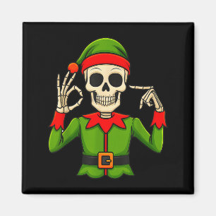 Lustiger Sechs Sieben 67 Meme 6 7 Weihnachtselfen  Magnet