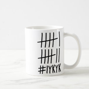 Lustiger Sechs Sieben 67 Meme Strichliste Wenn du Kaffeetasse