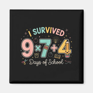 Lustiger Sechs Sieben 67 Tage Schult Meme Matheleh Magnet