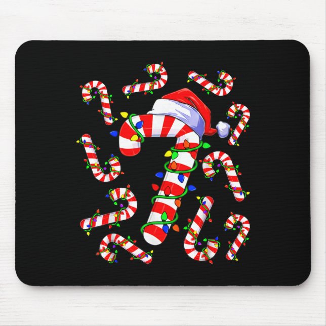 Lustiger Sechs Sieben 6 7 Meme Design Paare Weihna Mousepad (Vorne)