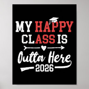 Lustiger Senior 2026 Absolvent Cl Von 2026 Abschlu Poster