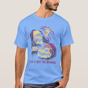 Lustiger Sensenmann Liebhaber Halloween Horror Gru T-Shirt
