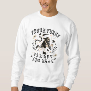 Lustiger Sensenmann-Skelett-Halloween-Kostüm Sweatshirt