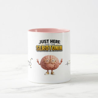 Lustiger Serotonin Gehirn Becher Tasse