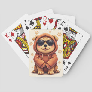 Lustiger Shar-Pei Kawaii Hund Spielkarten