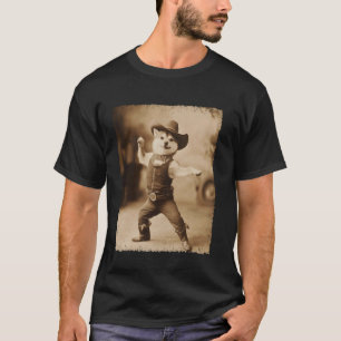 Lustiger Shiba-Inu-Cowboy-Hund T-Shirt