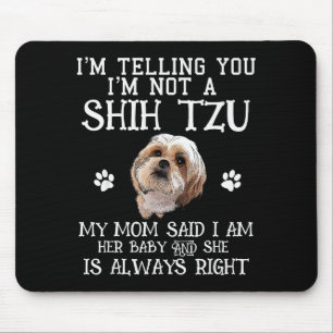 Lustiger Shih Tzu Shihtzu Geschenk Mutter Mama Bab Mousepad