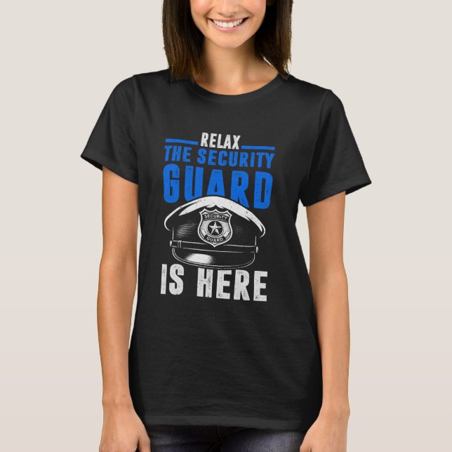 Lustiger Sicherheitsbeamter T-Shirt (Vorderseite)