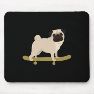 Lustiger Skateboarding-Hund Puppy Co. Männer Fraue Mousepad