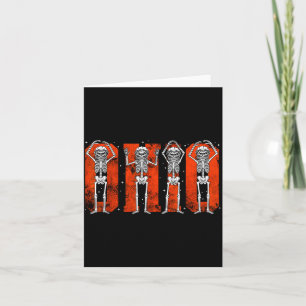 Lustiger Skelett-Astronaut auf dem Rückweg zum Mon Karte