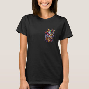 Lustiger Skelett-Mariachi-Gitarre-Tasche Cinco De T-Shirt
