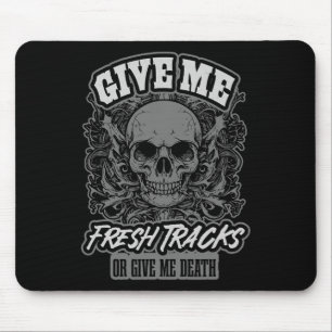 Lustiger Skifahrer – Powder Chaser Sarkastischer S Mousepad