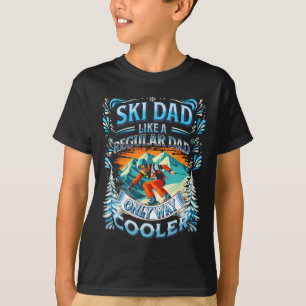 Lustiger Skivater wie ein normaler Vater, nur viel T-Shirt
