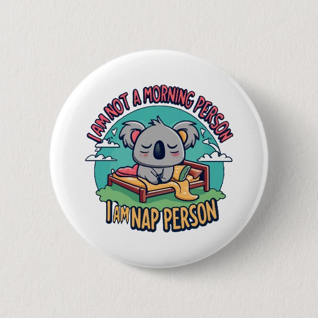lustiger Slogan Button (Vorderseite)
